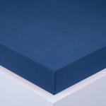 decoDoma Cearşaf cu elastic jersey EXCLUSIVE de culoare albastru regal 160 x 200 cm