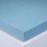 decoDoma Cearşaf cu elastic frotir EXCLUSIVE albastru ceresc 90 x 200 cm