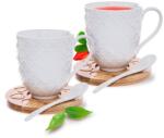 Orion Cană cu suport şi linguriţă pentru doi BAMBUS 370 ml