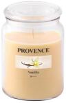 Provence Lumânare în sticlă cu capac, vanilie