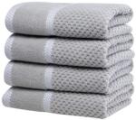 decoDoma Set de prosoape din frotir MODENA gri 50 x 100 cm, 4 buc Prosop