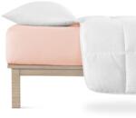 decoDoma Cearșaf elastic jersey cu elastan pudră 180 x 200 cm
