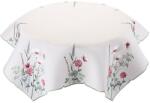 decoDoma Față de masă brodată FLORI ROZ 85 x 85 cm Fata de masa
