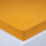 decoDoma Cearşaf cu elastic frotir EXCLUSIVE muştar 90 x 200 cm
