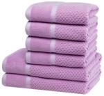 decoDoma Set de prosoape şi prosoape de baie din frotir MODENA liliac, 6 buc Prosop