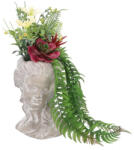 AdTrend Plante artificiale multicolore in ghiveci 18 x 14 x 34 cm (107027A)