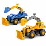  Детски строителен камион Super Power Truck с кофа и багер рамо 59 х 23 х 35 см