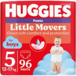 Huggies Scutece chilotel Little Movers Pants Mega Marimea 5 pentru baieti 12-17 kg, 96 bucati, Huggies