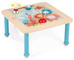 Janod Дървена играчка Janod - Регулируема маса със зони за игра, Морски свят (J08041)