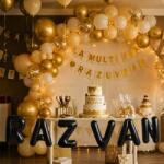 Flippy Baloane Folie Metalizate, Flippy, Set RAZVAN, Heliu sau Aer, Pai inclus, 40 cm, Negru (177556)