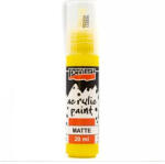 Pentart matt akril festék, sárga, 20 ml