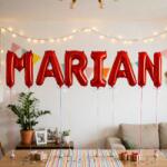 Flippy Baloane Folie Metalizate, Flippy, Set MARIAN, Heliu sau Aer, Pai inclus, 40 cm, Rosu (177572)