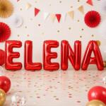 Flippy Baloane Folie Metalizate, Flippy, Set ELENA, Heliu sau Aer, Pai inclus, 40 cm, Rosu (177616)