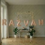 Flippy Baloane Folie Metalizate, Flippy, Set RAZVAN, Heliu sau Aer, Pai inclus, 40 cm, Rose Gold (177517)