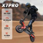 OOTD Trotineta Electrica SUNNIGOO X7 X7 PRO Dual Motor 3600W, Baterie 48V 21Ah, Viteza 65 km h, Autonomie 60 km, Roti Off-Road 11 Inch, NFC, Pliabila (C637-3322-8070-5434-8448--6607)