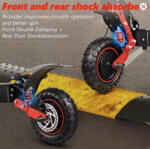 OOTD Trotineta Electrica SUNNIGOO X7 X7 PRO Dual Motor 3600W, Baterie 48V 21Ah, Viteza 65 km h, Autonomie 60 km, Roti Off-Road 11 Inch, NFC, Pliabila (C637-3322-8070-5434-8448--6605)