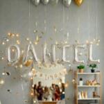 Flippy Baloane Folie Metalizate, Flippy, Set DANIEL, Heliu sau Aer, Pai inclus, 40 cm, Argintiu (177460)