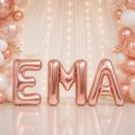 Flippy Baloane Folie Metalizate, Flippy, Set EMA, Heliu sau Aer, Pai inclus, 40 cm, Rose Gold (177684)