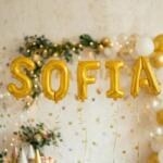 Flippy Baloane Folie Metalizate, Flippy, Set SOFIA, Heliu sau Aer, Pai inclus, 40 cm, Auriu (177264)