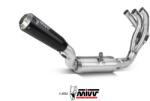  Sistem complet de evacuare MIVV X-M1 pentru Yamaha MT-09 / SP / FZ-09 (2021-2023), oțel inoxidabil negru