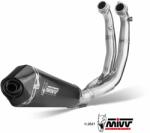  Sistem complet de evacuare MIVV Delta Race pentru Aprilia RS 660 / Tuono 660, oțel inoxidabil negru