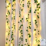 Dalugo borostyán tündérfény, elemes, időzítős, meleg fehér - 5 m, 50 LED
