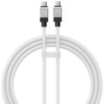 Baseus Cablu Baseus Coolplay, USB-C la USB-C, 100W, 1m, Alb (CAKW000202)