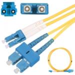 Extralink EX1742 Patch cord fibra single mode SC/UPC-LC/UPC Duplex, G657A1, 3mm, 1m (EX1742)