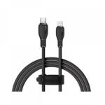 Baseus Cablu Baseus Pudding Series, 20W, Fast Charging, Lightning - USB-C, 2 metri, Negru (P10355701111-01)