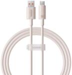 Baseus Cablu Baseus Habitat Series, Incarcare rapida, USB la USB-C, 100W, 1m, Roz (P10360203421-00)