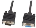 Lanberg VGA M/F extension cable 3m (CA-VGAC-10CC-0030-B+)