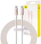 Baseus Cablu Baseus Habitat Series, Incarcare rapida, USB-C la USB-C, 100W, 2m, Roz (P10360202421-01)
