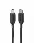 Anker Cablu Anker PowerLine III USB-C la USB-C, 0 9m, Negru (A8852H11)
