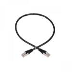 Extralink EX7584 Patch cord CAT5E FTP 0, 5m foiled twisted pair cupru negru (EX7584)