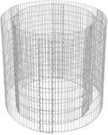 SONGMICS Gabion, kerek fém kőkosár 90 x 80 cm (GGB879)
