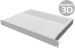 HAMMOND Carcasă standard 1U aluminiu 330mm x 422mm (RM1U1913VBK)