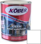 KÖBER Vopsea alchidica pentru lemn metal, Kober Ideea, interior exterior, alb, 0.75 L