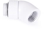Alphacool Adaptor Racire Alphacool Icicle Angle Adapter 45 rotatable G1/4 male to G1/4 female - white, 45 grade, G1/4, Alb (17487)