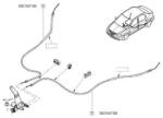 Original Renault Cablu, frana de parcare ORIGINAL RENAULT 6001547168 (6001547168)