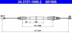ATE Cablu, frana de parcare ATE 24.3727-1000.2 (24.3727-1000.2) - fixbox