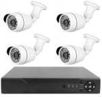 SilverHome CCTV 4 Kamerás Megfigyelőrendszer H. 264 - HD, Éjjellátó, Távoli Eléréssel
