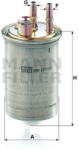 MANN-FILTER Filtru combustibil MANN-FILTER WK 853/18 (WK85318)