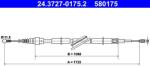 ATE Cablu, frana de parcare ATE 24.3727-0175.2 (24.3727-0175.2) - fixbox