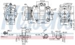 NISSENS Compresor, climatizare NISSENS 89026 (89026)
