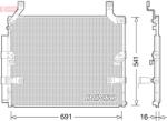 DENSO Condensator, climatizare DENSO DCN50032 (DCN50032) - fixbox