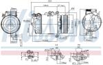 NISSENS Compresor, climatizare NISSENS 89483 (89483)