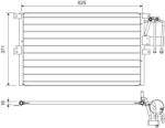 VALEO Condensator, climatizare VALEO 822735 (822735)
