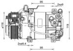 MAHLE Compresor, climatizare MAHLE ACP 1460 000P (ACP 1460 000P)