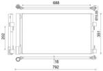 MAHLE Condensator, climatizare MAHLE AC 486 000S (AC 486 000S)