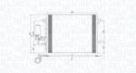 Magneti Marelli Condensator, climatizare MAGNETI MARELLI 350203789000 (350203789000) - fixbox